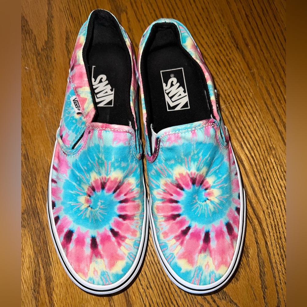 Vans Multicolor Tie-Dye Slip-Ons